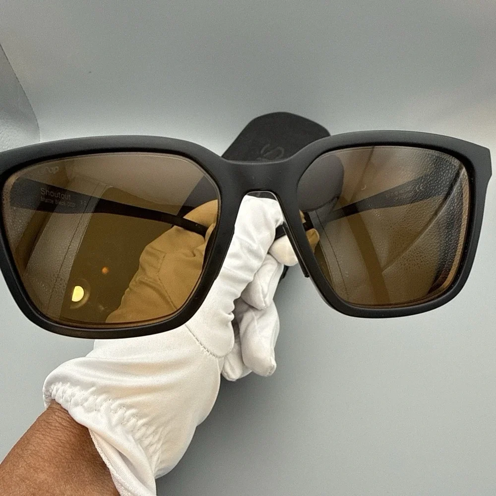 Smith Optics Authentic SHOUT OUT Black  Sunglasses Chromapop Lens Polarized+Case
